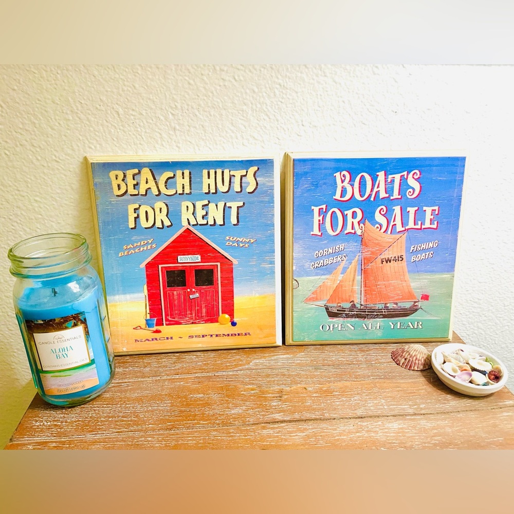 2 Aesthetic Beach Home Decor Pieces